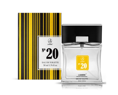 Туалетная вода Lambre №20, 50 мл (Hugo Man от Hugo Boss)